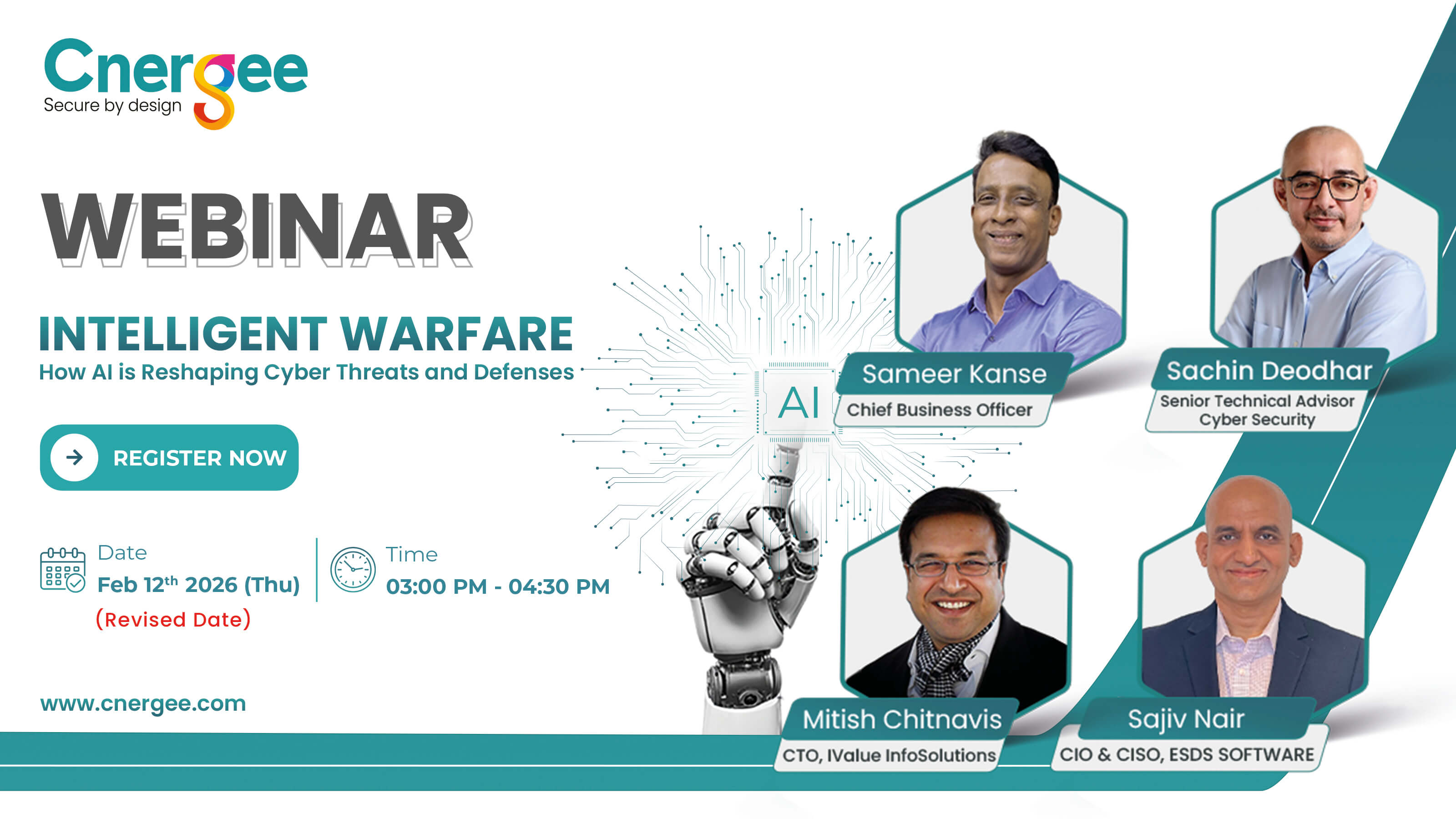 Webinar thumbnail on Intelligent Warfare and AI-based cyber defense strategies